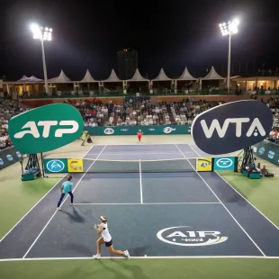 Календарь теннисных турниров ATP и WTA на 2025 год с датами и покрытиями