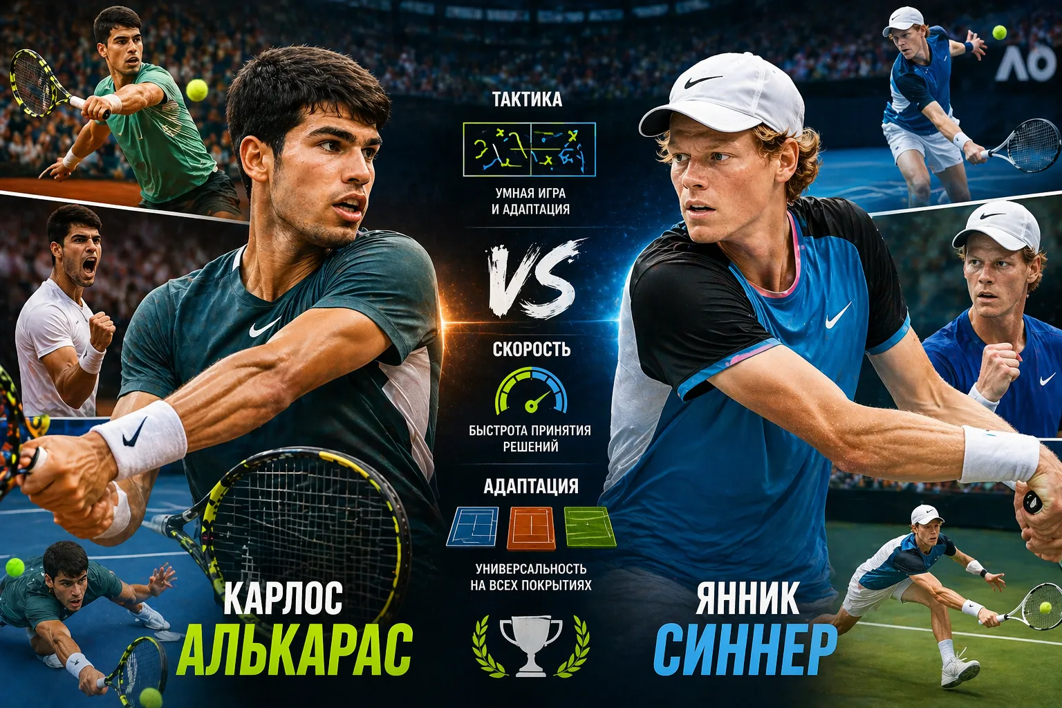 Алькарас и Синнер 2026