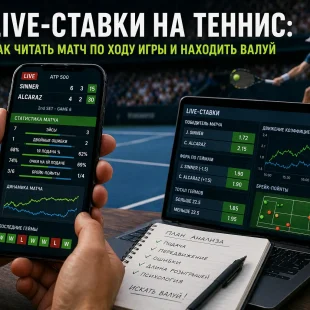 Live-ставки на теннис: как читать матч по ходу игры и находить валуй в 2026 году